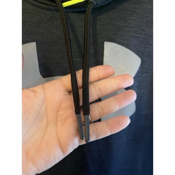 Under Armour Hoodie Sweatshirt Size Large Dark Gray - Picture 4 of 9